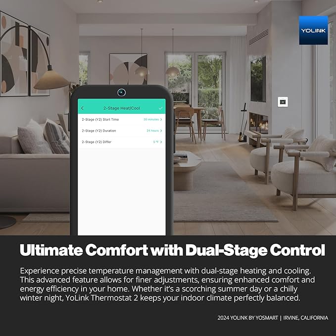 Thermostat 2, Smart Thermostat with Dual-Stage Heating & Cooling