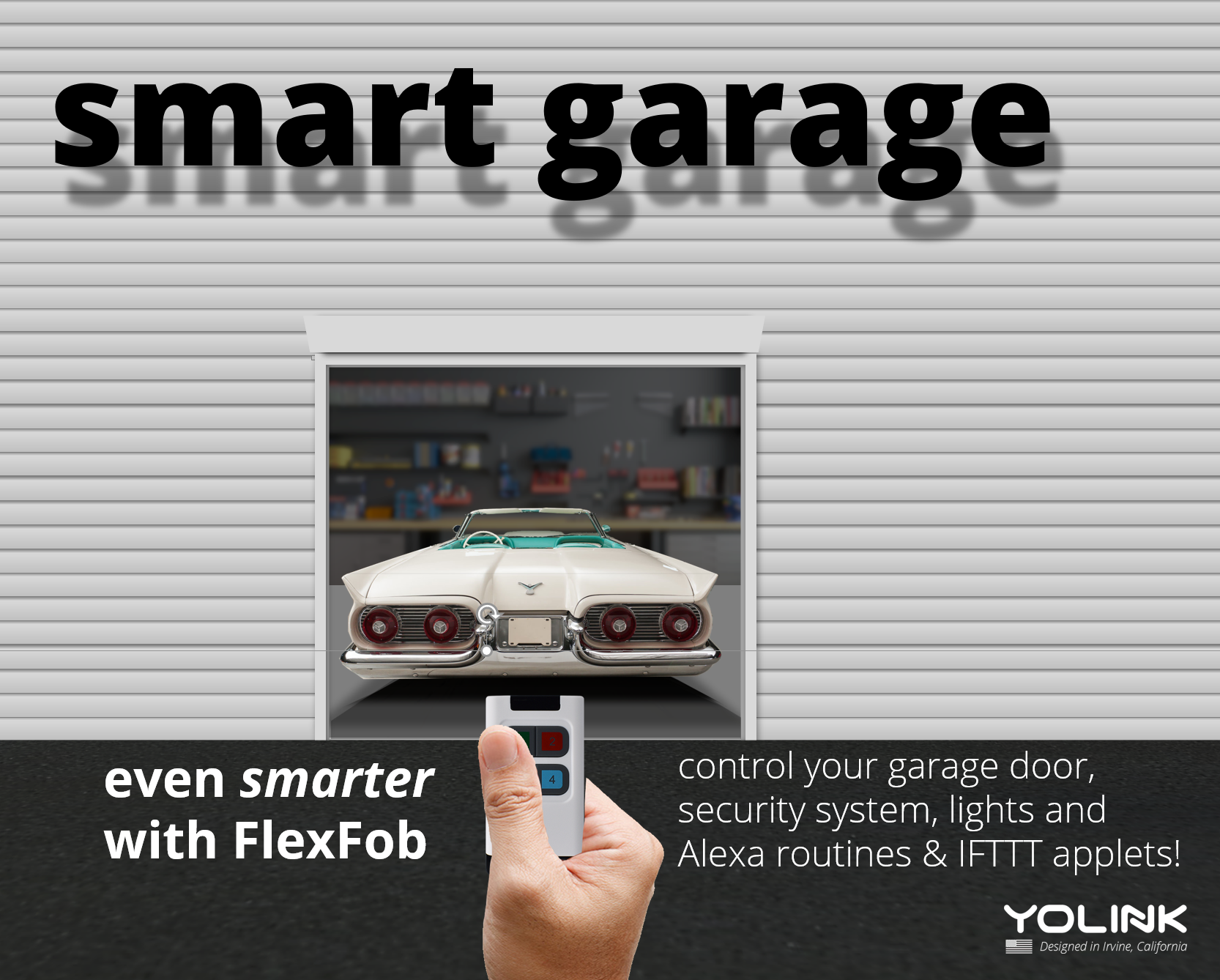 YoLink Finger: Universal Garage Door Controller,  YoLink Hub Required - YoLink