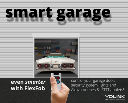 YoLink Smart Garage Door Sensor Works with Alexa and IFTTT, YoLink Hub Required - YoLink